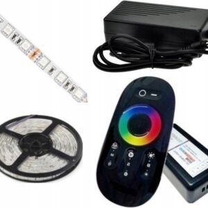 ZESTAW 2m TASMA 120 x LED RGB 5050 PILOT DOTYK