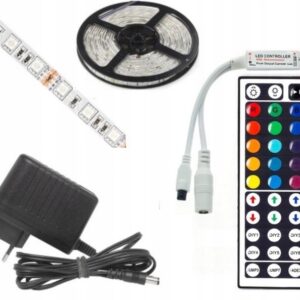 ZESTAW Taśma 1m 30 LED RGB sterownik RF zasilacz