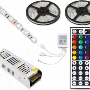 ZESTAW Taśma 20m 600 LED RGB sterownik 44 zasilacz